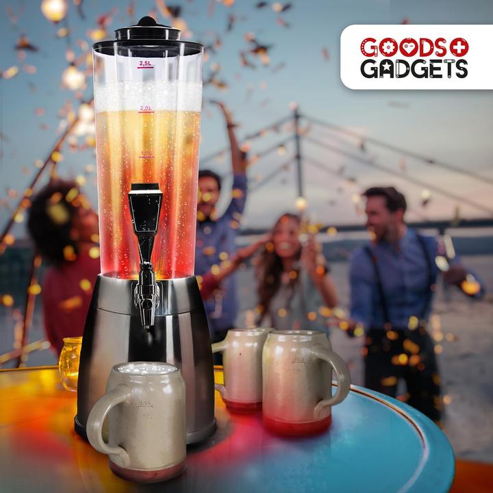 Immagine prodotto Goods + Gadgets Biersäule mit Eiskühlung (4,0L)