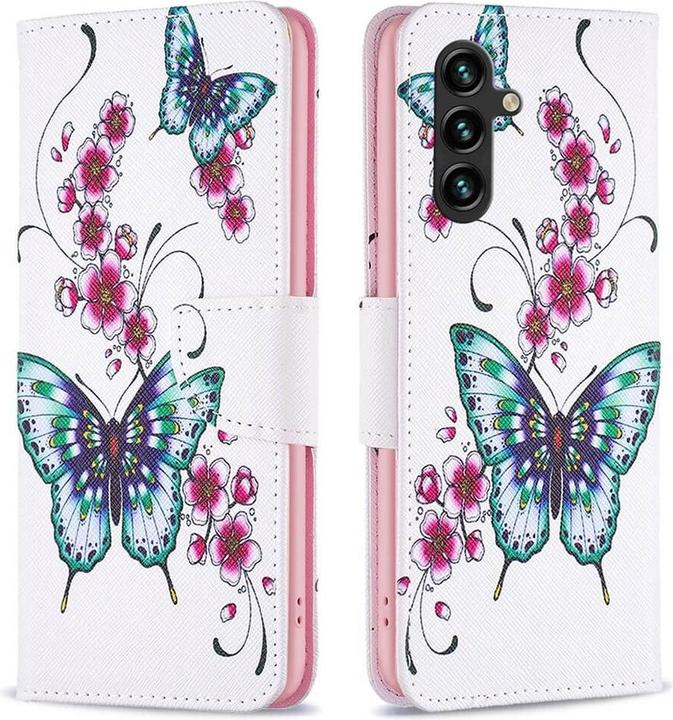 Produktbild Cover-Discount Galaxy A55 - Tasche Hülle Schmetterling (Samsung Galaxy A55)
