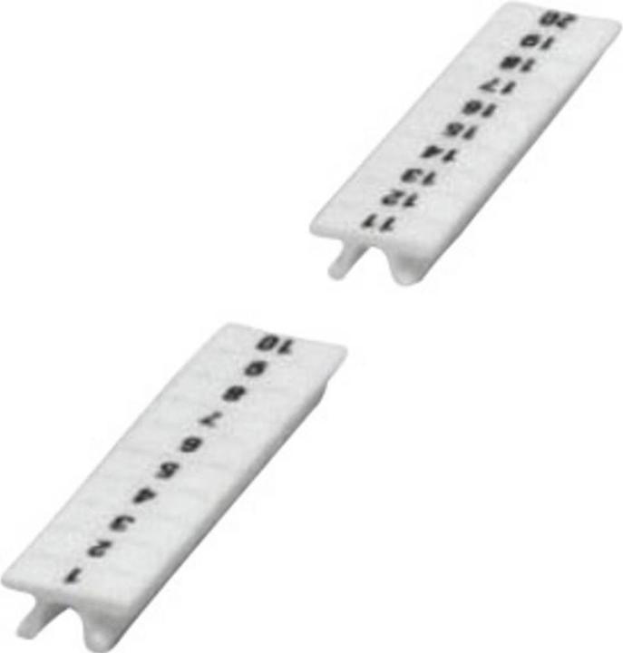 Actual product image Phoenix Contact Phoenix 0808626:0011 Terminal block markers 10pcs Terminal block accessories (25 mm)