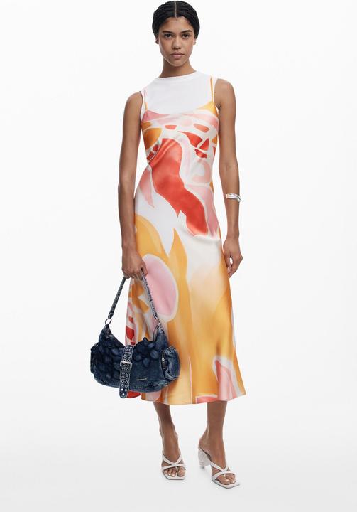 Image du produit Desigual Orange Polyester Casual Dress (M)