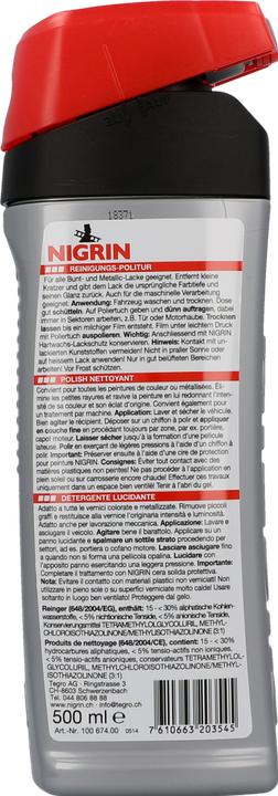 Image du produit Nigrin Polish de nettoyage (500 ml)