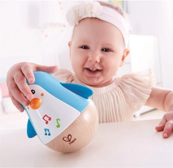Actual product image Hape Stand-up Penguin (German)