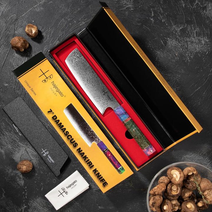 Produktbild Hajegato Nakiri Messer (18 cm)