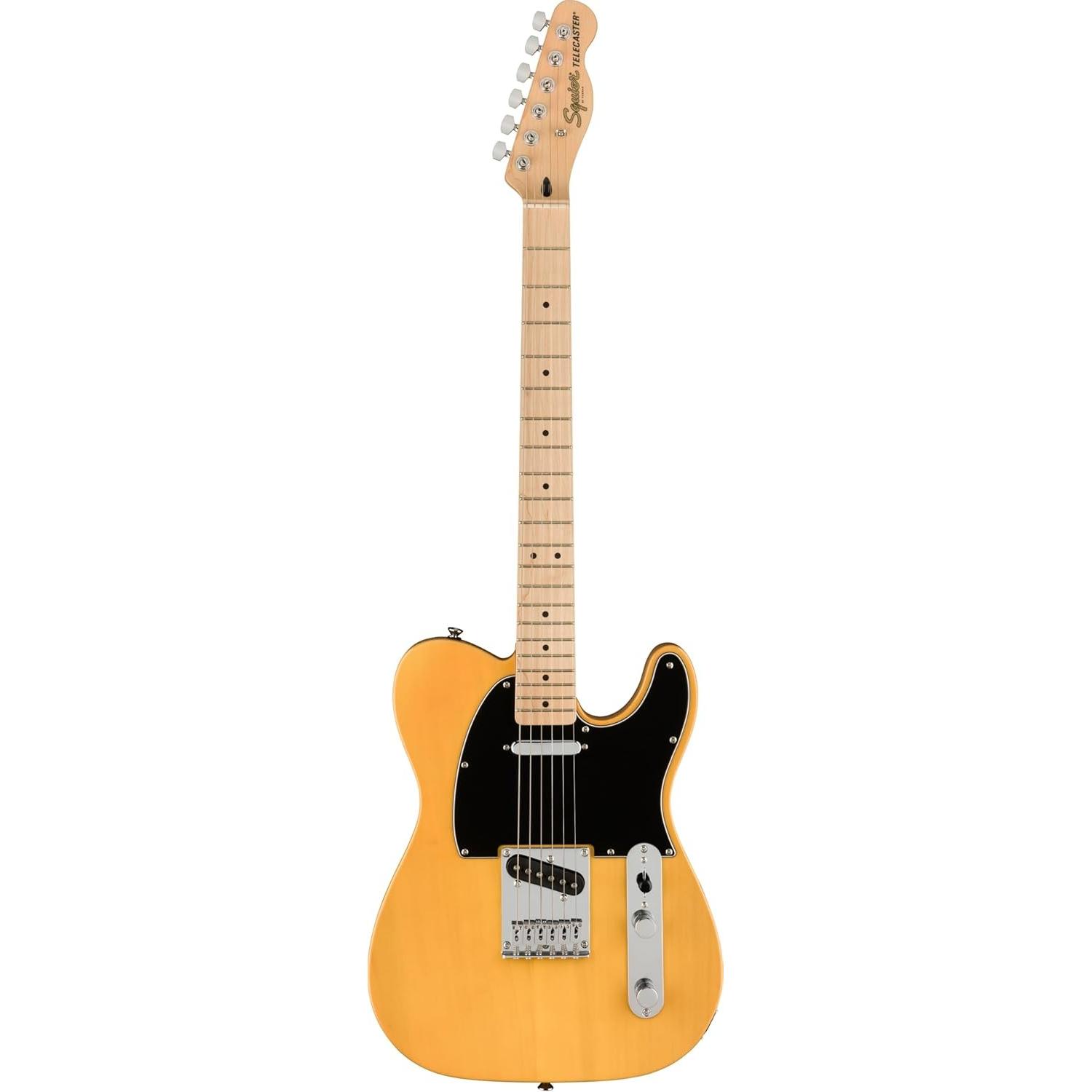 Squier Chitarra elettrica Affinity Series Telecaster Butterscotch Blonde MN (Chitarra elettrica, Collo: legno di acero, Tastiera: legno di acero, Corp