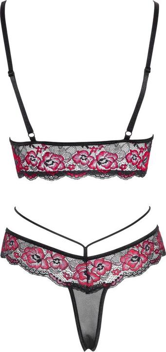 Produktbild Cottelli Collection BH Set schwarz/rot (L)