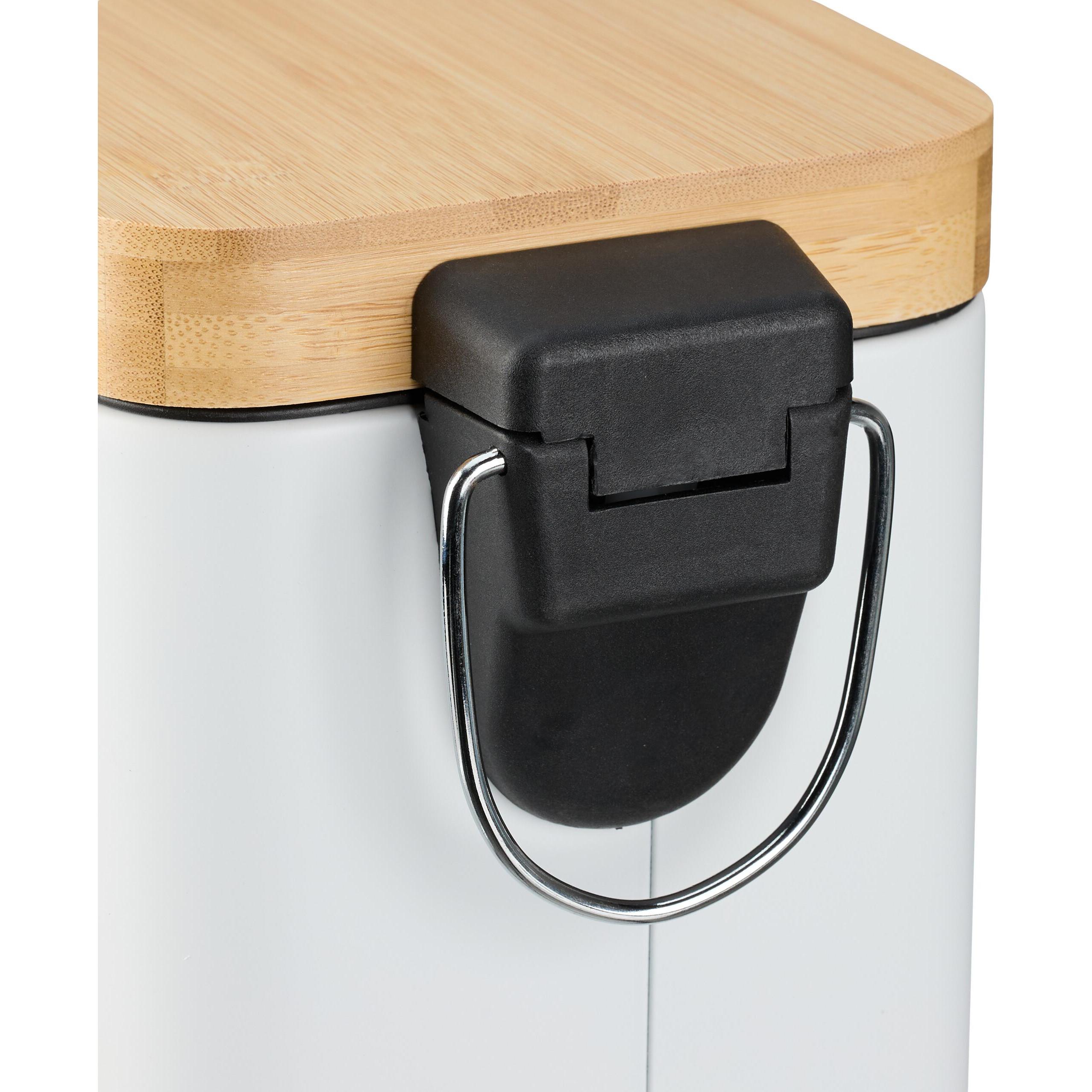 Thumbnail - Relaxdays Mülleimer, Abfalleimer, Weiss