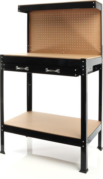 Image du produit Wiltec Établi 800x500x1400mm avec paroi perforée Établi d'outillage Établi de travail (140 cm, 50 cm)