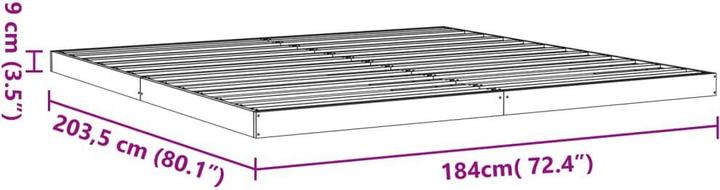 Image du produit vidaXL Bettgestell (180 x 200 cm)