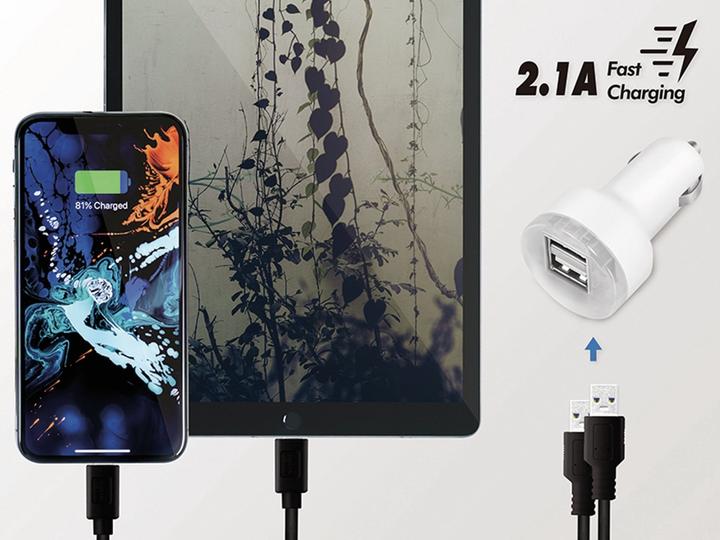 Produktbild LogiLink USB Kfz Ladeadapter