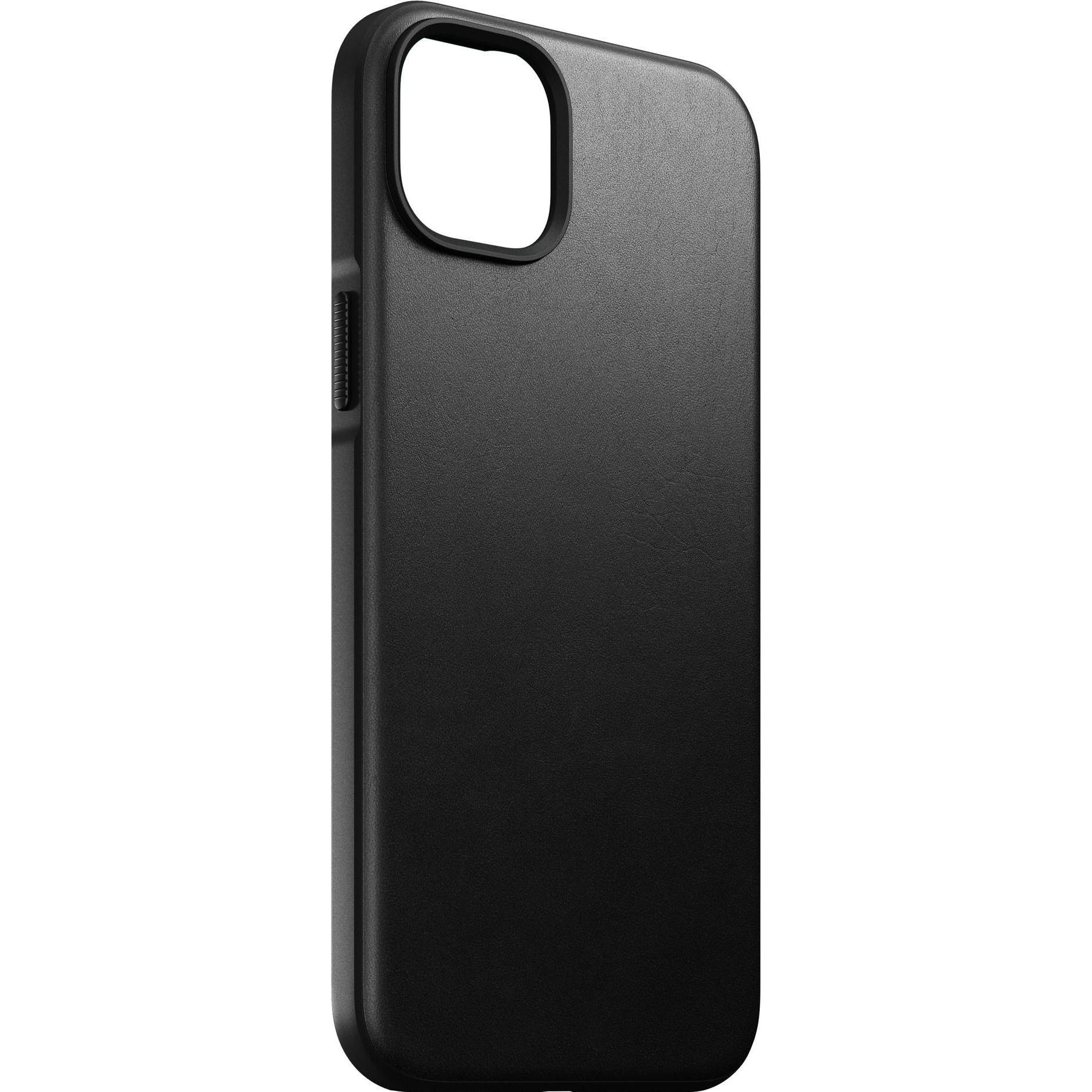 Thumbnail - Nomad Back Cover Modern Leather iPhone 14 Plus Schwarz (Apple iPhone 14 Plus), Smartphone Hülle, Schwarz