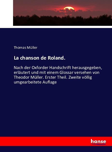 Produktbild La chanson de Roland (Deutsch, Thomas Müller, 2016)