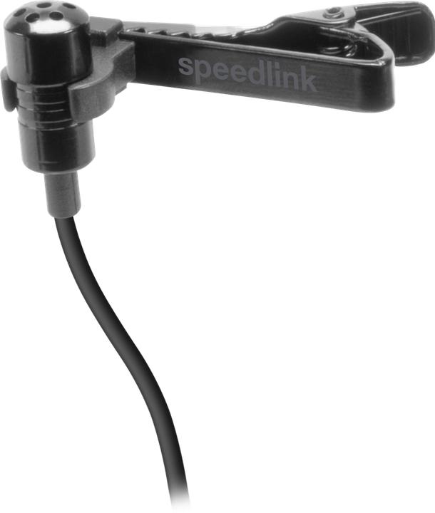 Image du produit Speedlink Microphone à clipser SPES, noir
