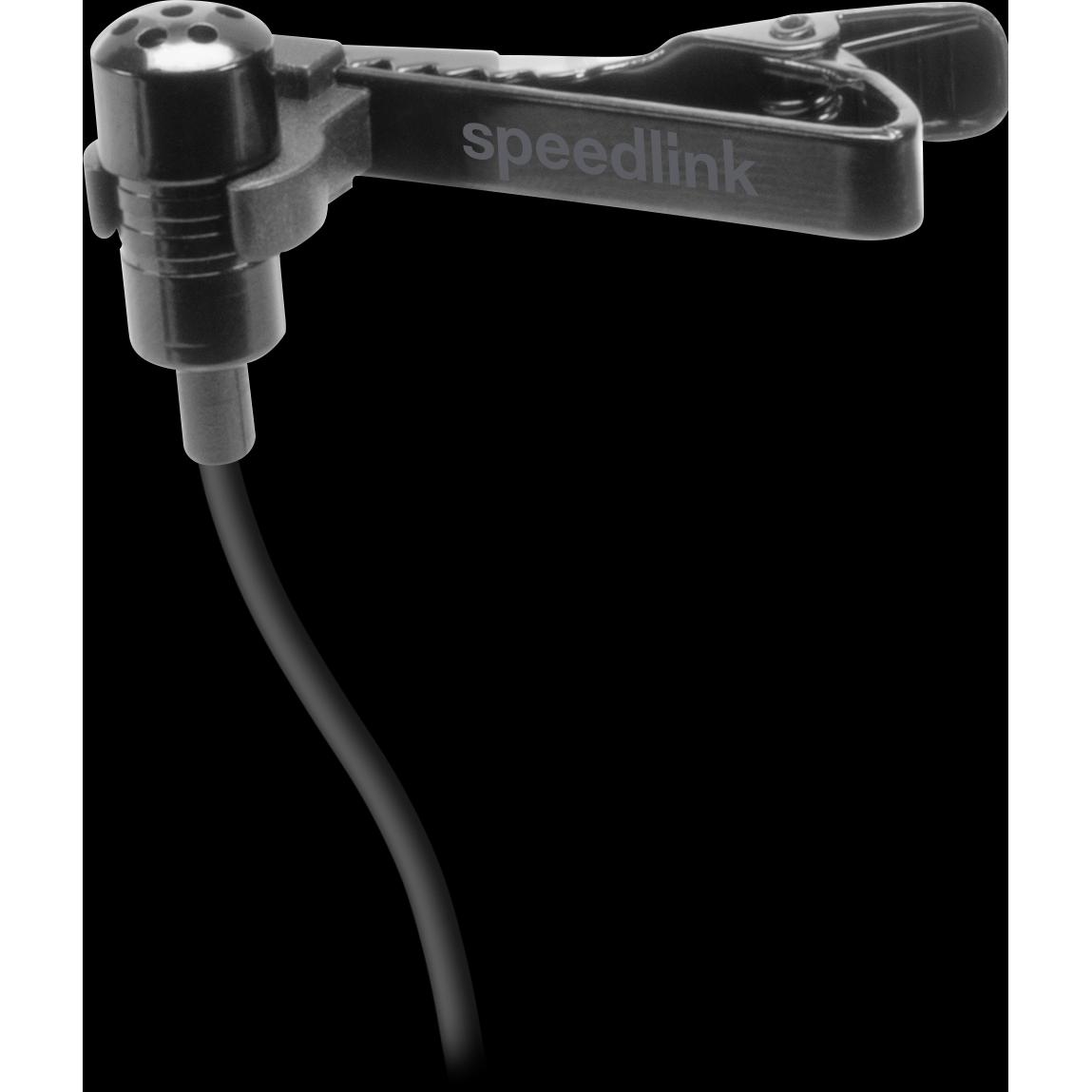 Thumbnail - Speedlink SPES Clip-On Microphone, black, Mikrofon