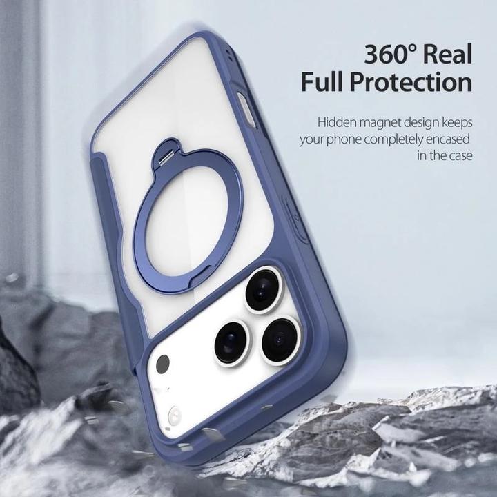 Produktbild Dux Ducis Skin X Pro 360° Ring Stand Series Lederhülle (Apple iPhone 17 Pro Max)