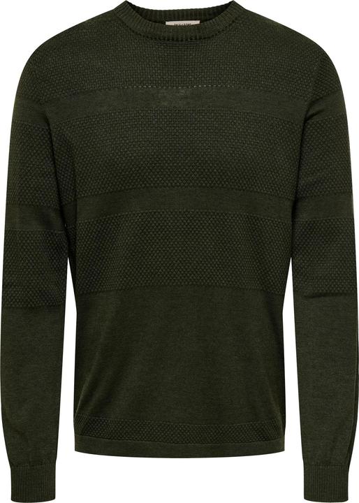 Produktbild Only & Sons Onsmalik Reg 12 Pinaple Crew Knit (L)