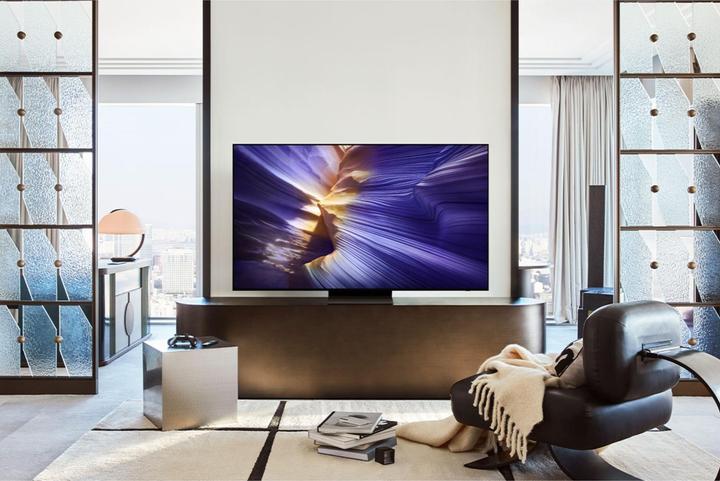 Produktbild Samsung TV-QE55S90FAEXXH Quantum OLED (55", S90F, OLED, 4K, 2025)