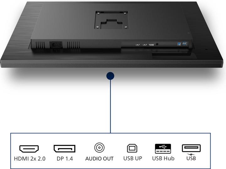 Produktbild Philips MMD 32B1N3800/00 VA Monitor,,, Speakers, höhenverstellbar, 2x HDMI, DisplayPort (3840 x 2160 Pixel, 32")