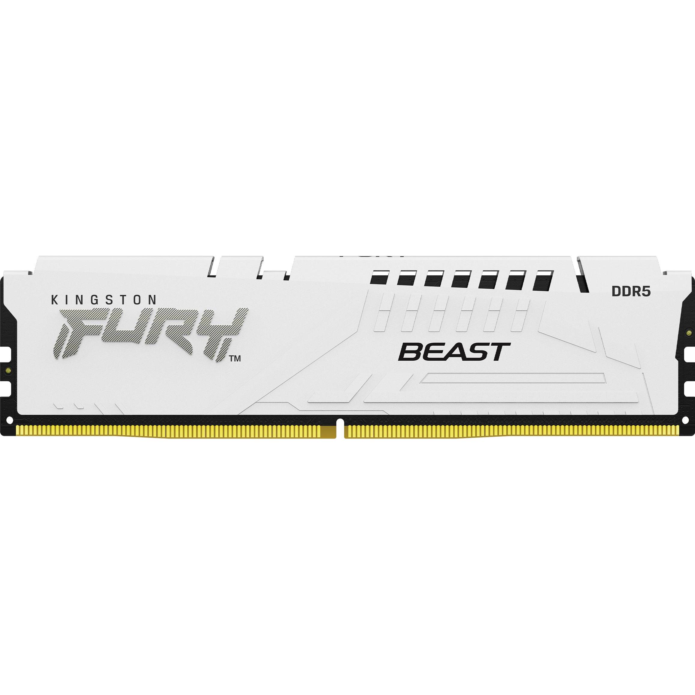 Thumbnail - Kingston 32GB DDR5 6000MT/S CL30 DIMM (1 x 32GB, 6000 MHz, DDR5-RAM, DIMM), RAM, Weiss