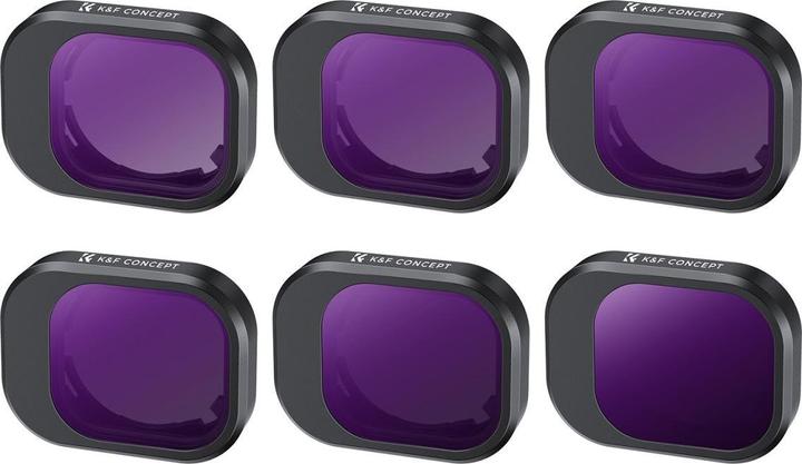 K&F Concept Filters ND (4/8/16/32/64/1000) Kit (Drohnen Filter, DJI Mini 4 Pro)