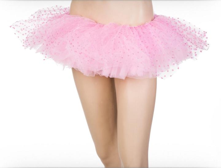 Produktbild Leg Avenue Tutu Tüll pink gepunktet (One Size)
