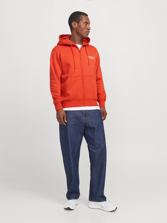 Produktbild Jack & Jones Gedruckt Kapuzenpullover mit Reissverschluss Kapuzenjacke (S)