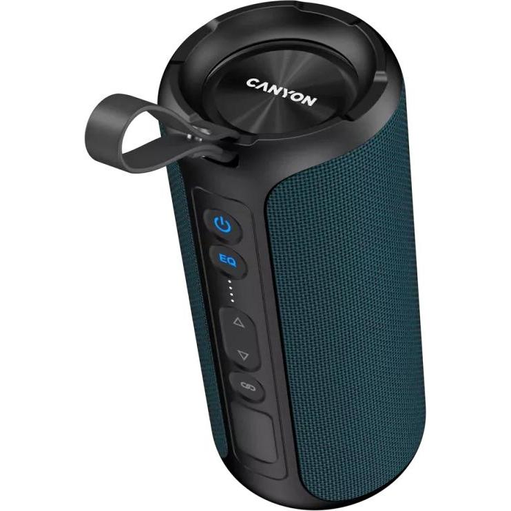 Canyon Głośnik mobilny OnMove 15W EQ TWS AUX Ciemny niebieski (Ohne externe Stromquelle), Bluetooth Lautsprecher, Blau
