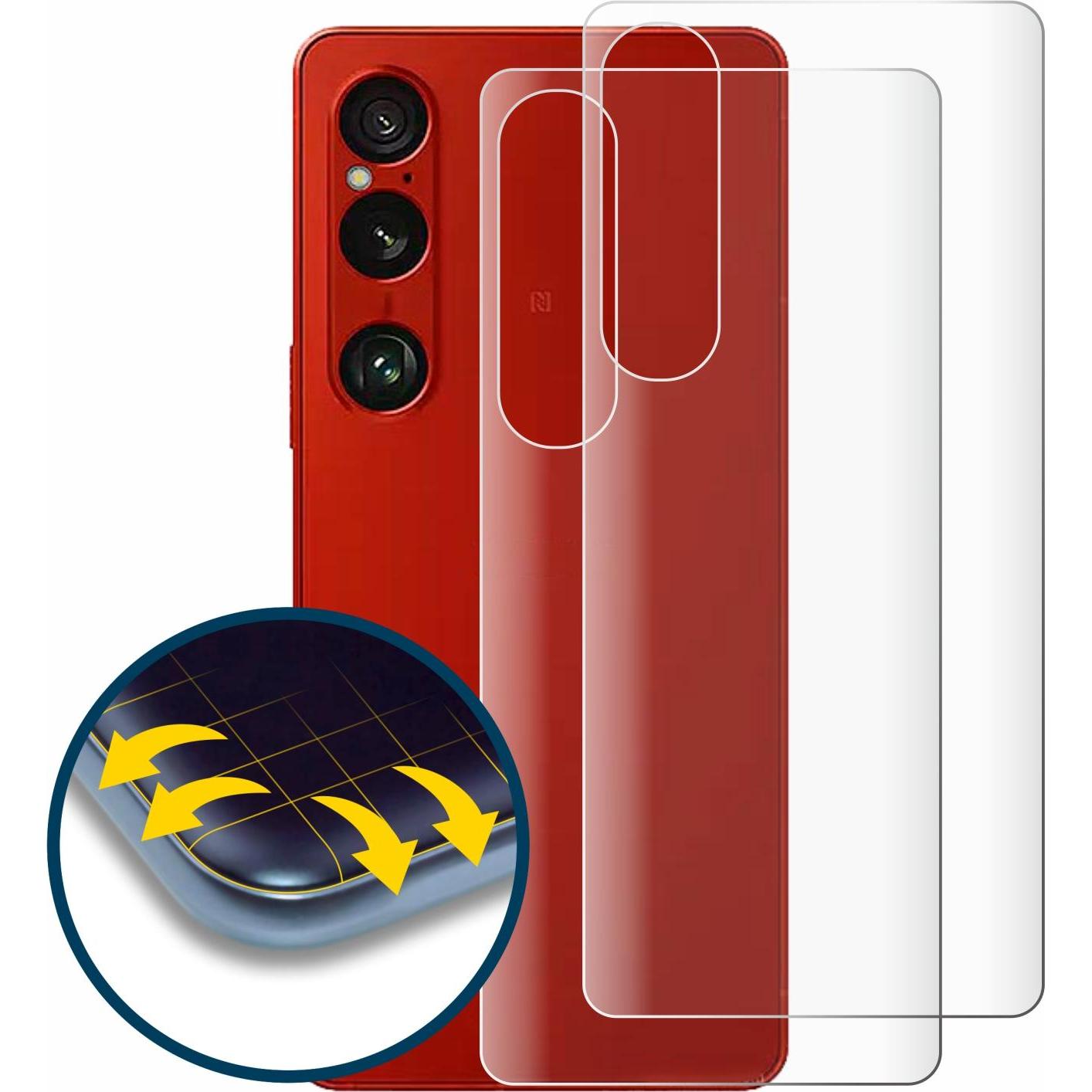 Thumbnail - BROTECT Full-Screen Displayschutz (2 Stück, Sony Xperia 1 VI), Smartphone Schutzfolie, Transparent