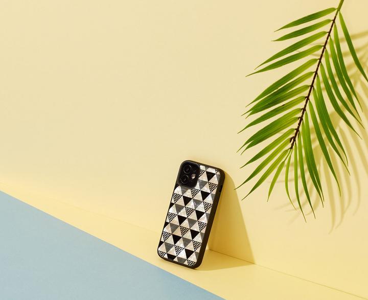 Actual product image Ikins case for Apple iPhone 12 mini pyramid juodas (Apple iPhone 12 mini)