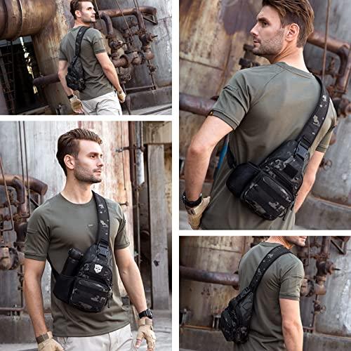 Produktbild Only-Bags.Store Tactical Chest Bag Militärische Umhängetasche Tactical Chest Sling Pack Crossbody Bag