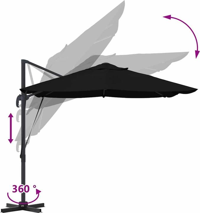 Actual product image vidaXL Cantilever Parasol (2.50 m)