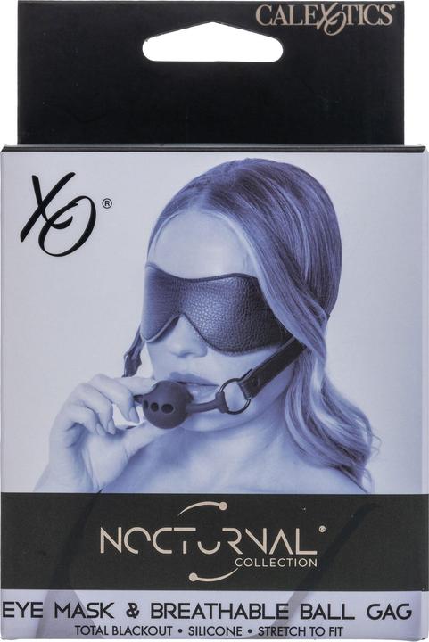 Actual product image CalExotics Eye Mask & Breathable Ball Gag