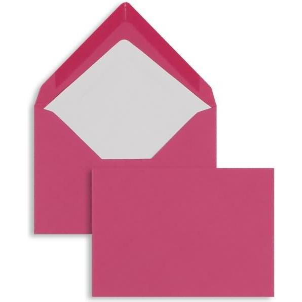 Thumbnail - Blanke, Briefumschlag, Briefumschläge C6 100g/qm gummiert VE=100 Stück fuchsia (C6, 100 x)
