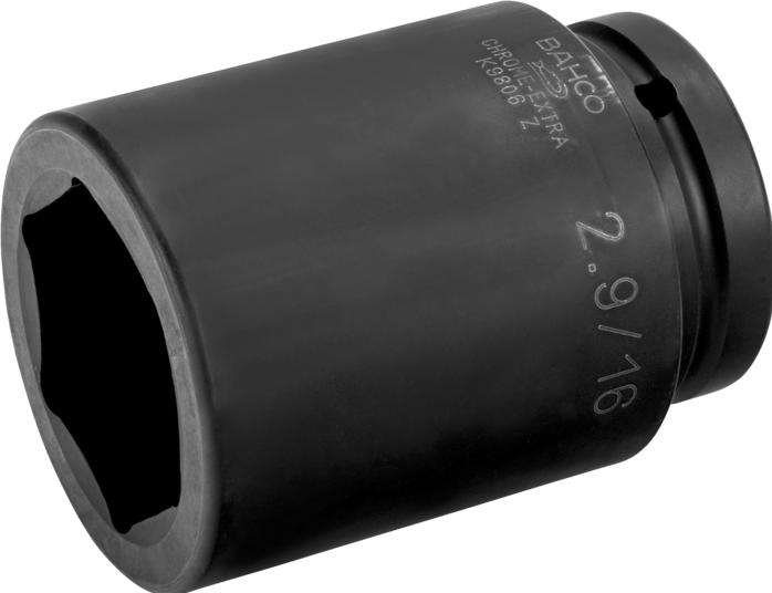 Produktbild Irimo 1–1/2" Kraft-Steckschlüssel-Einsatz, lang, Sechskant, 3–3/16", phosphatiert (3/16")