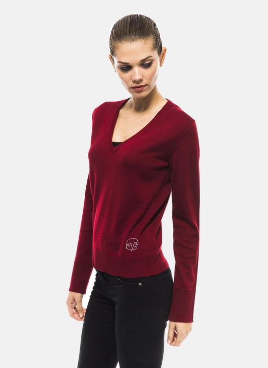 Produktbild Montana Frauen Leder Pullover - Valora Lux Modell - Made In Italy (46)