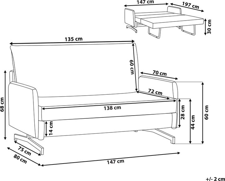 Image du produit Beliani Belfast (2 places)