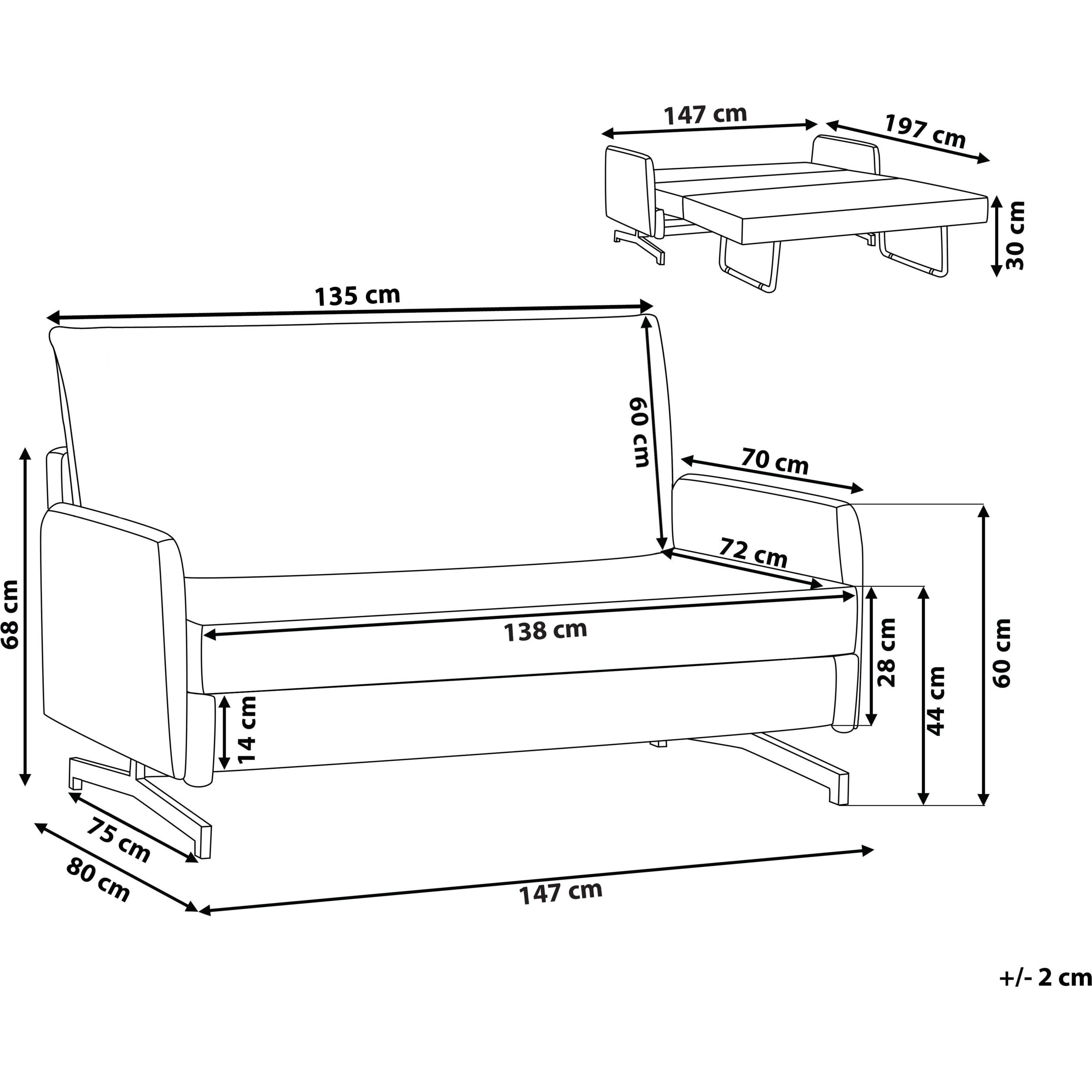 Thumbnail - Beliani, Sofa, Belfast (2-Sitzer)