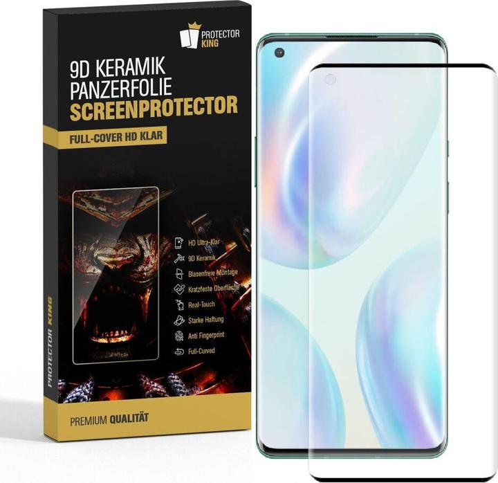 Produktbild Protectorking 2x Ceramic-Glass Full Cover HD Klar (2 Stück, Oneplus 8)
