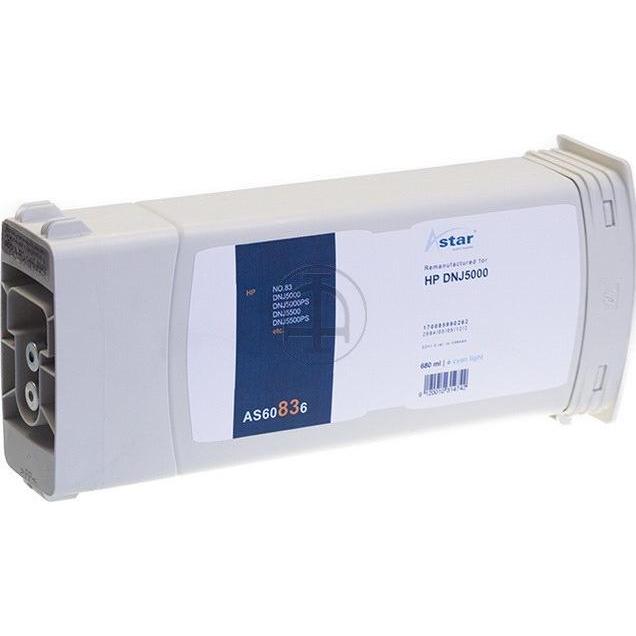 Astar, Druckerpatrone, AS60836 - Tinte auf Farbstoffbasis - Foto zyan - HP DesignJet 5000 - 5000ps UV - (C)