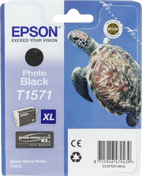 Produktbild Epson T1571 Ultra Chrome K3 (PBK)