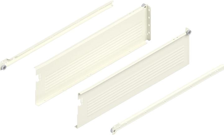 Blum METABOX H telaio 320 versione a vite, estensione parziale, NL 550, bianco crema