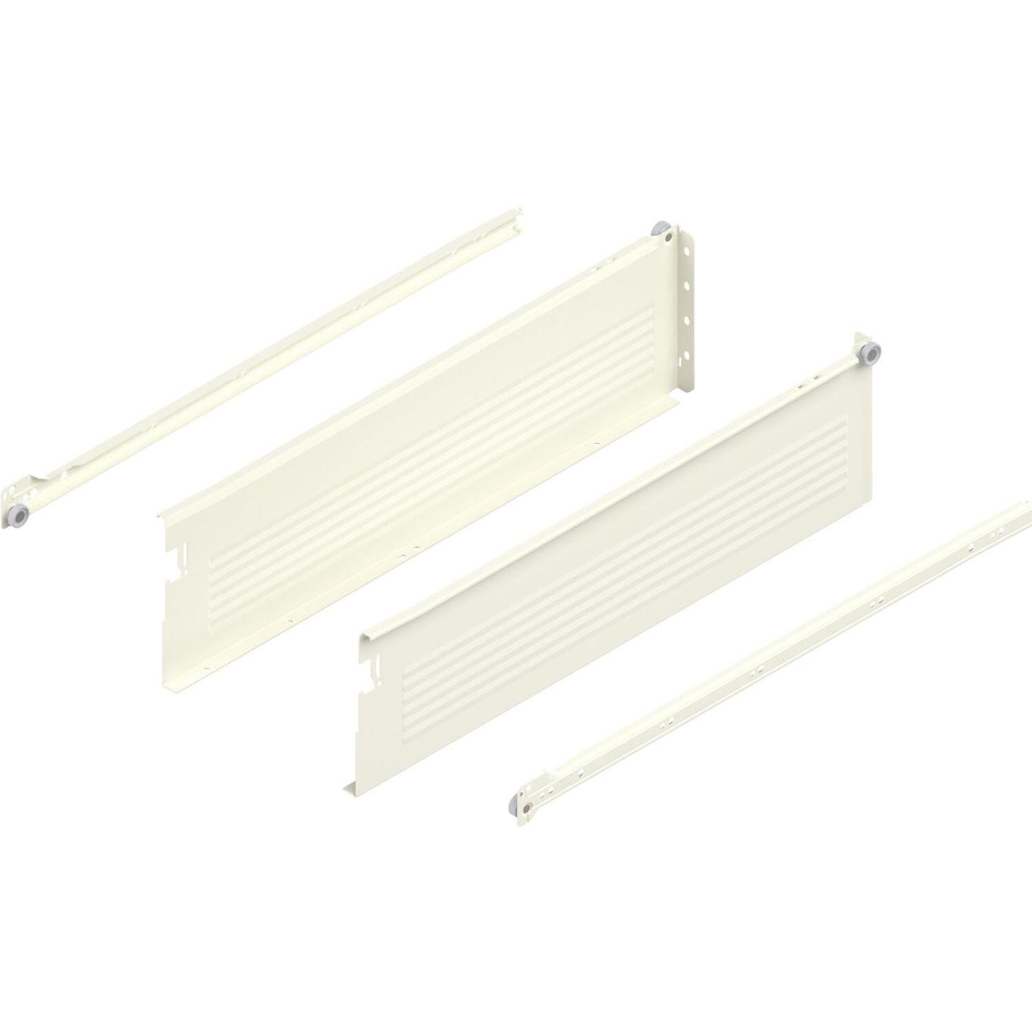 Blum, Schubladenauszüge, METABOX H Zarge 320 Schraubversion, Teilauszug, NL 550, cremeweiss