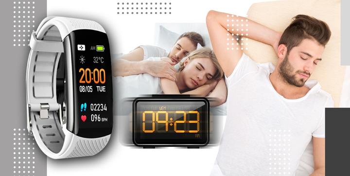 Produktbild Giewont Intelligentes Armband GW200-2, schwarze Farbe, zusätzlich weisses Armband (40 mm, 3G)