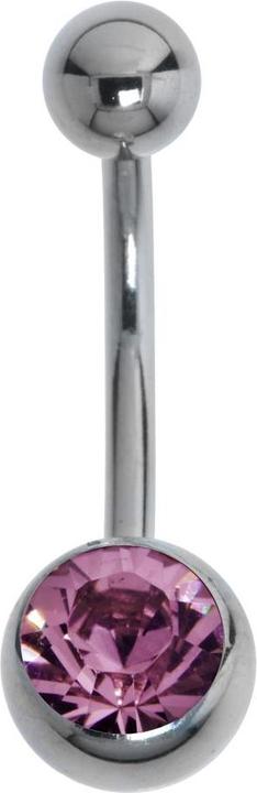Actual product image Bijouteria Bellypiercing (Crystal, Titanium)