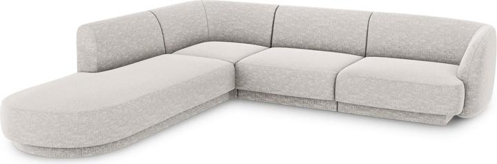 Actual product image Micadoni Left Corner Sofa, "Miley", 6 Seats, 255x248x70Made in Europe (Corner sofa)