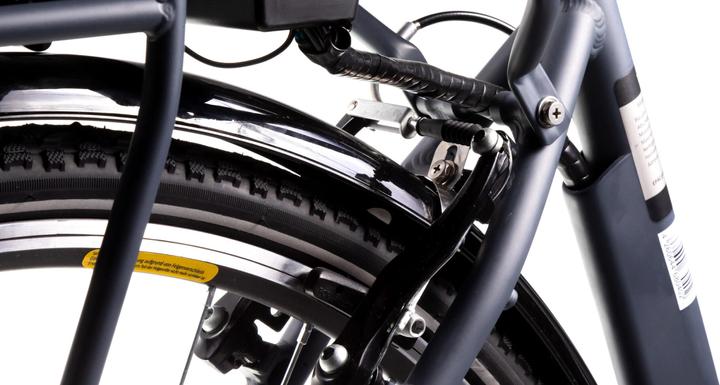 Actual product image Maxtron City e-bike with 3 gears and front wheel motor.