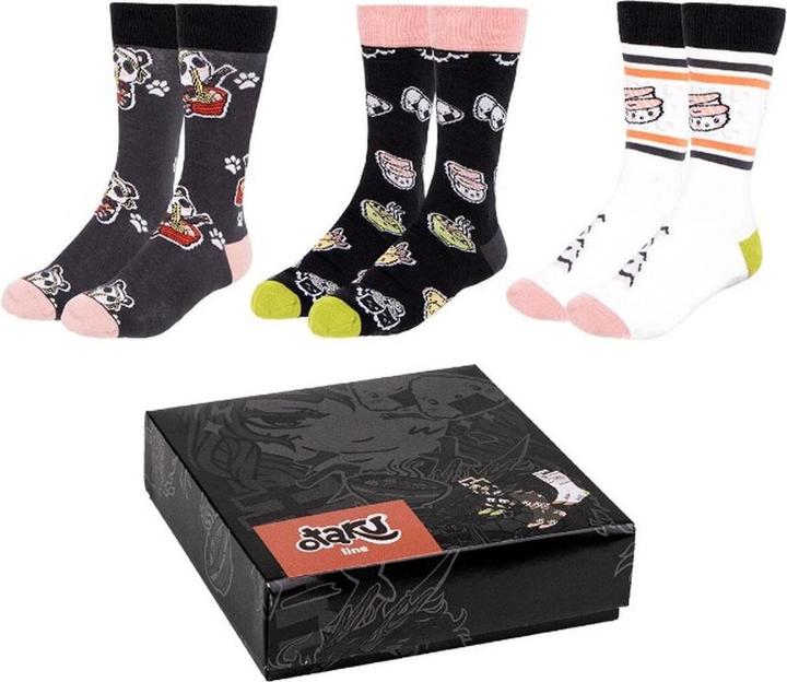 Immagine prodotto Otaku Confezione di calzini 3 pezzi, multicolore (confezione da 3, 40 - 46)