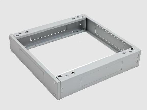 Triton Sockel für hohe Belastung, 600x600 mm, mit Filter, grau