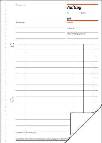 Actual product image Sigel Order Form Book AU525 (50 x)