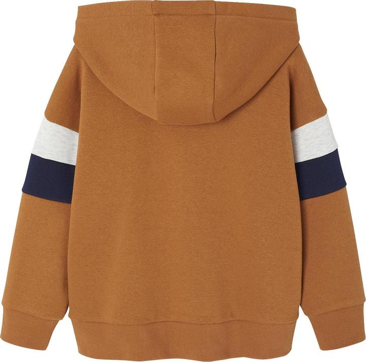 Actual product image Vertbaudet Jungen Kapuzensweatshirt mit Prints ADVENTURE, Recycling-Polyester (92)