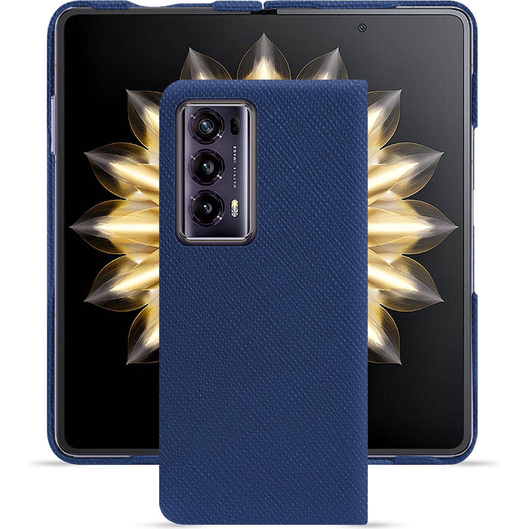 Noreve Honor Magic V2: cover in pelle (Honor Magic V2), Cover smartphone, Blu